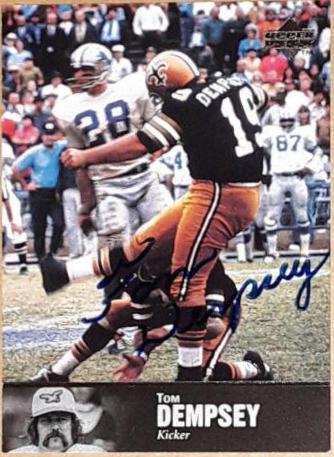 Tom Dempsey [Autograph] #AL-98