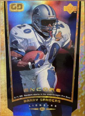 Barry Sanders [Gold F, X] #67