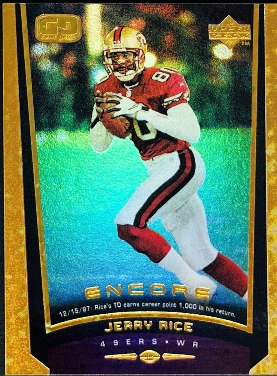 Jerry Rice [Gold F, X] #128