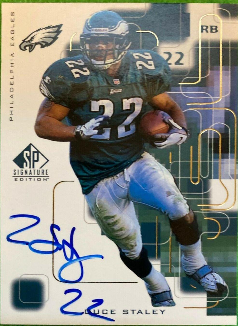 Duce Staley [Autograph Gold] #ST
