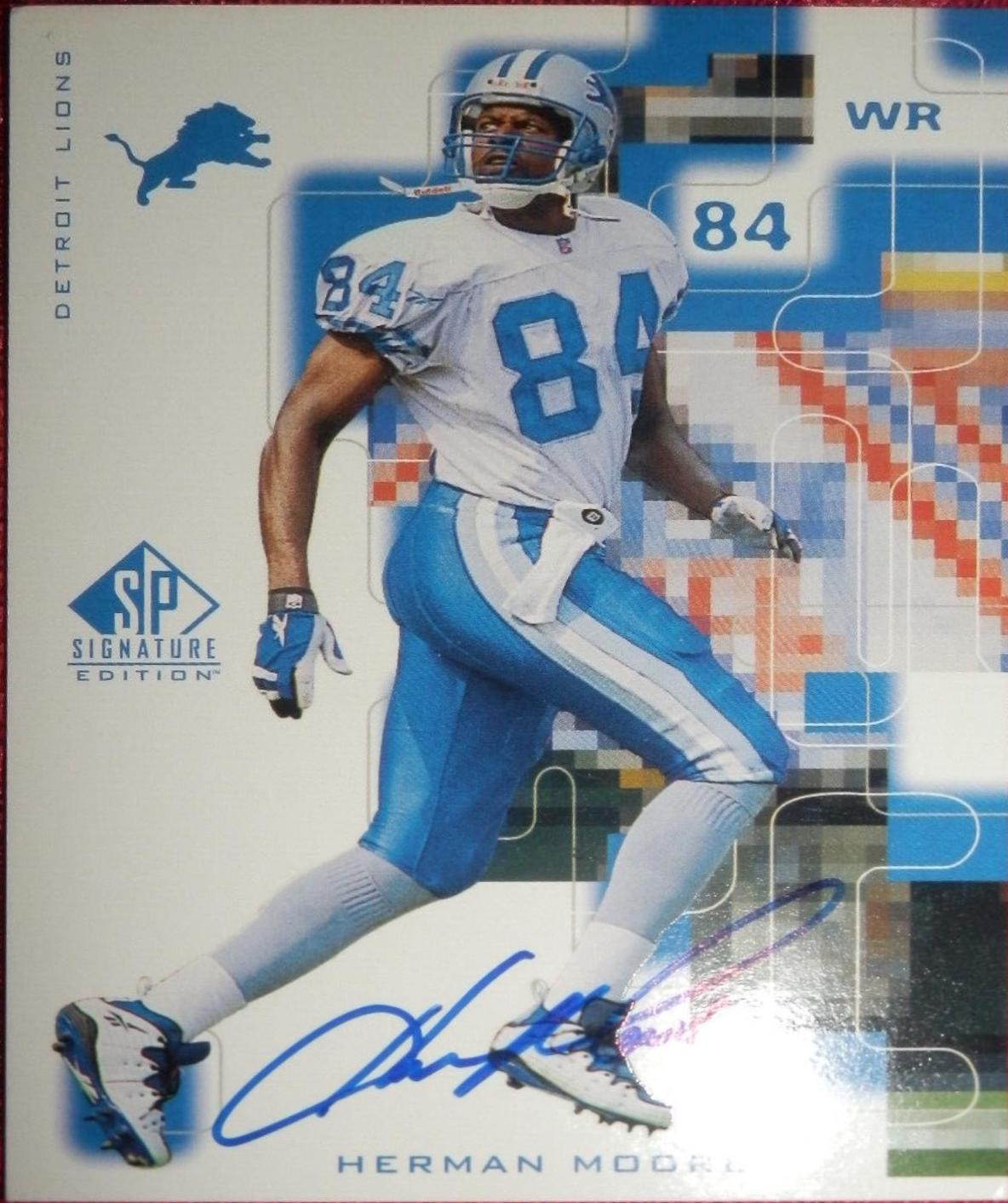 Herman Moore [Autograph] #HM