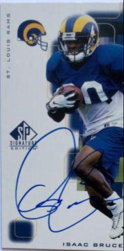 Isaac Bruce [Autograph] #IB