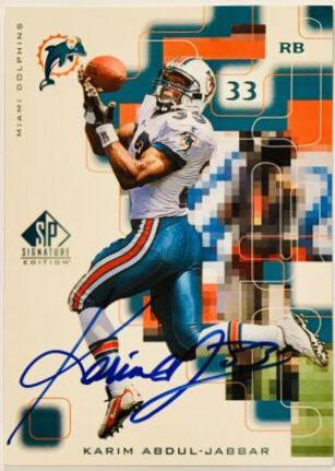 Karim Abdul Jabbar [Autograph] #KA