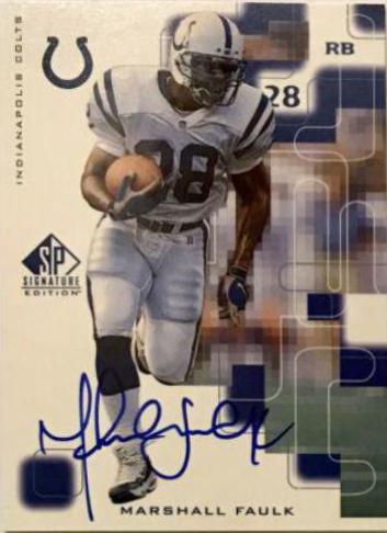 Marshall Faulk [Autograph] #MF