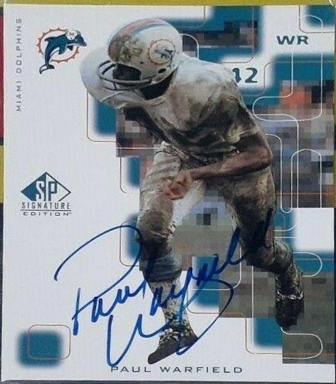 Paul Warfield [Autograph] #PW