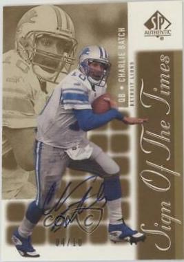 Charlie Batch [Gold] #CB