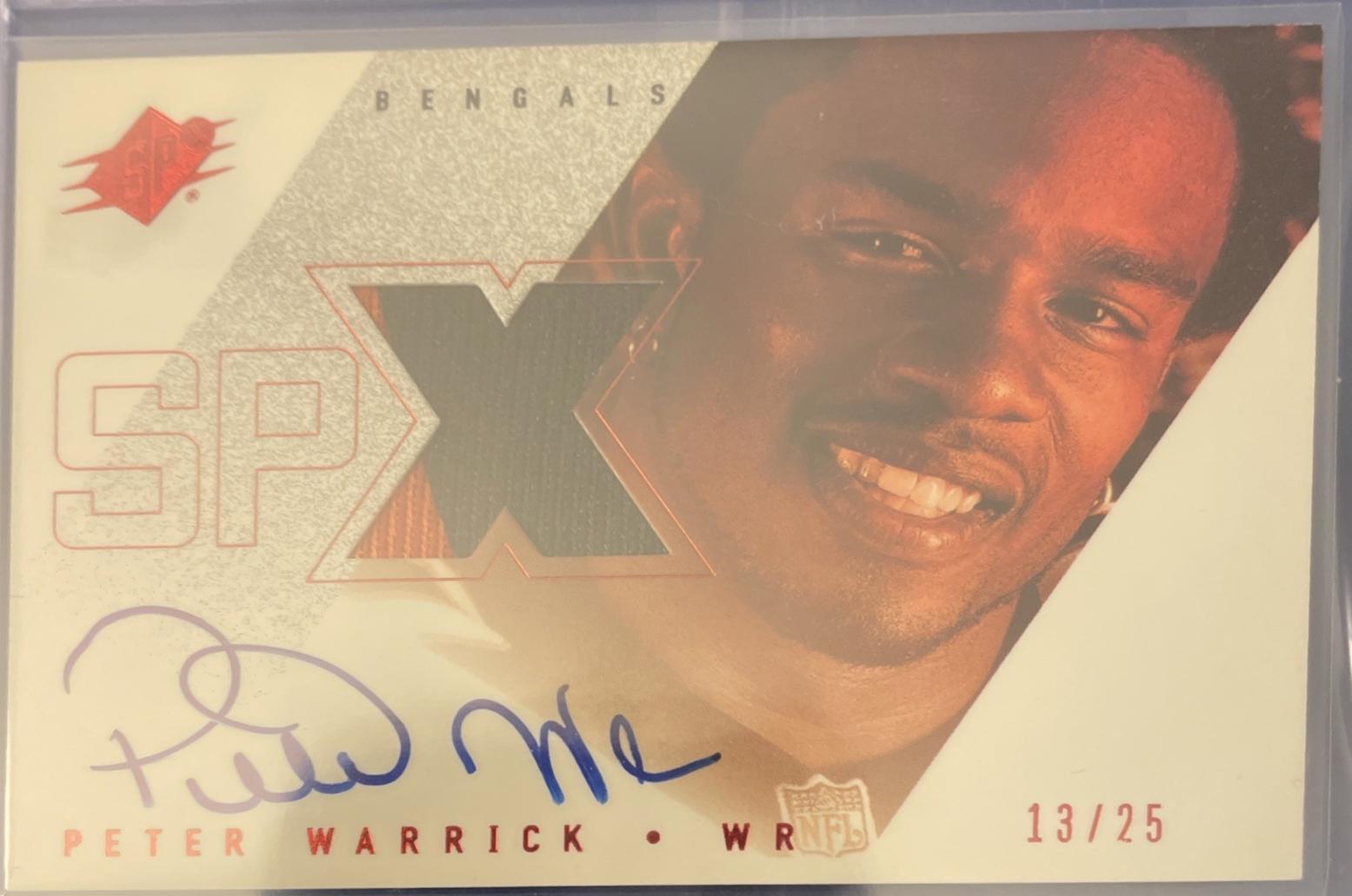 Peter Warrick [Signed Jersey Spectrum] #161