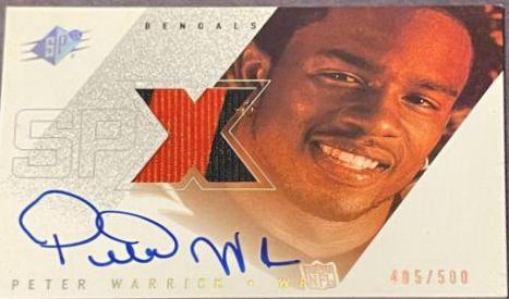 Peter Warrick [Signed Jersey] #161