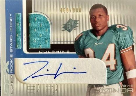 Travis Minor [Signed Jersey Platinum Blue] #114