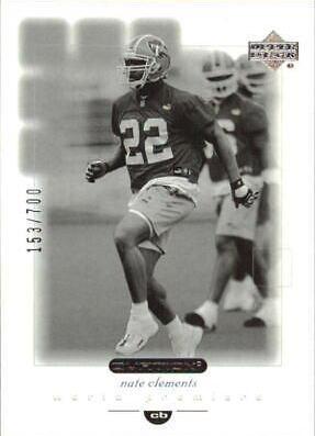 Nate Clements [Black & White Rookies] #109