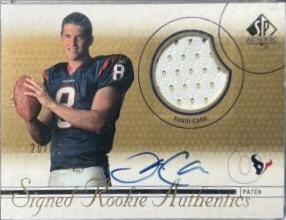 David Carr [Autograph Patch Gold] #237