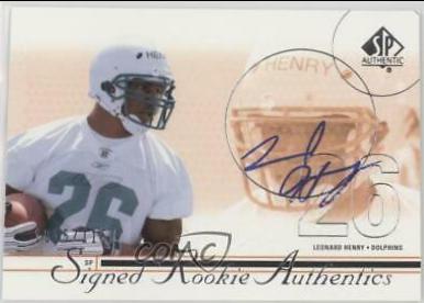 Leonard Henry [Autograph] #205