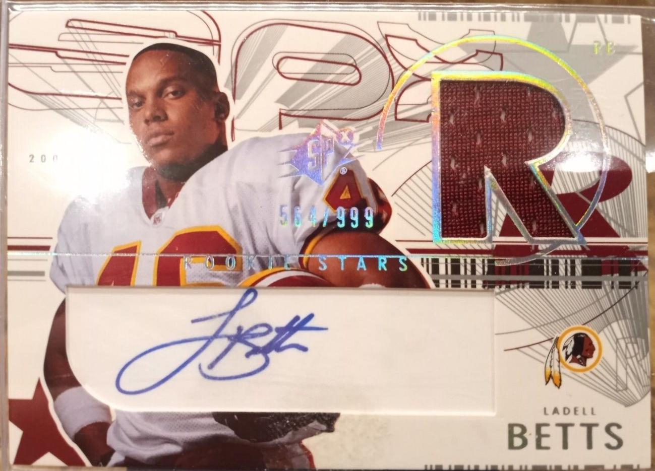 Ladell Betts [Signed Jersey] #154
