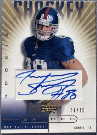 Jeremy Shockey [Making the Grade RC Gold] #192