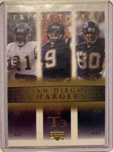 Curtis Conway, LaDainian Tomlinson, Drew Brees [Gold] #84