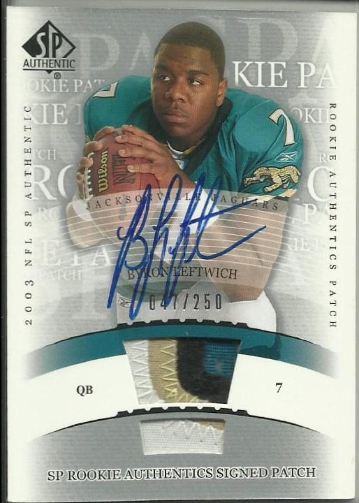 Byron Leftwich [Autograph] #269