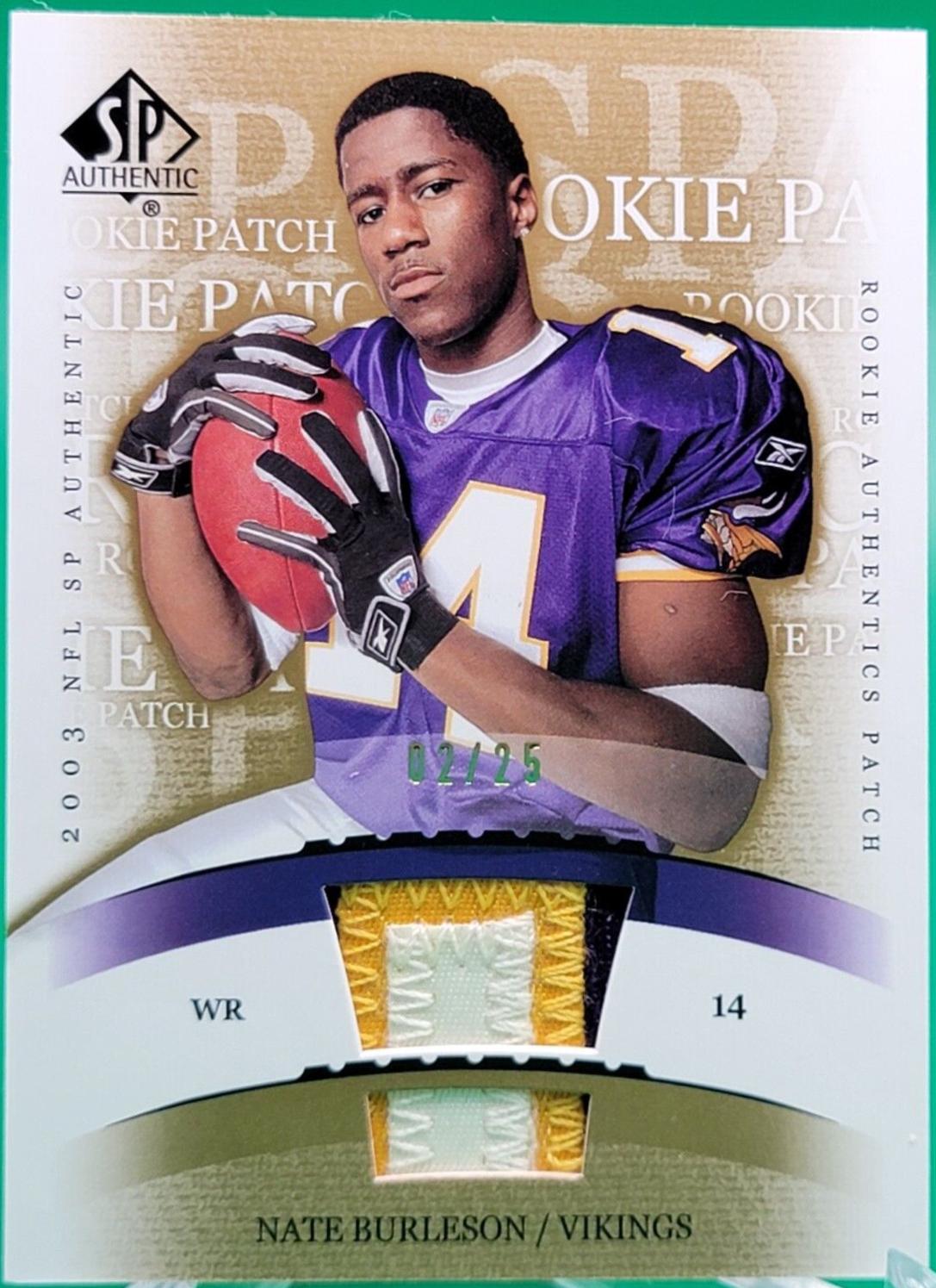 Nate Burleson [Patch Gold] #250