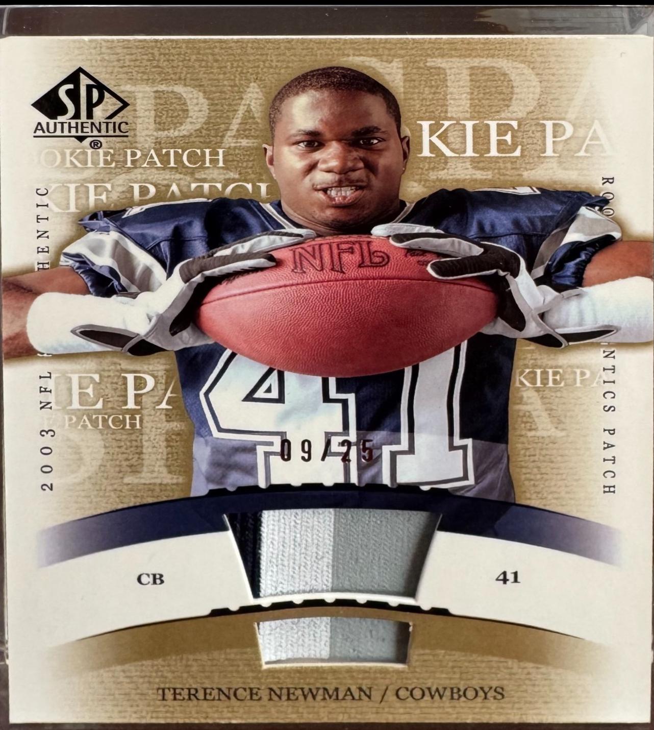 Terence Newman [Patch Gold] #245