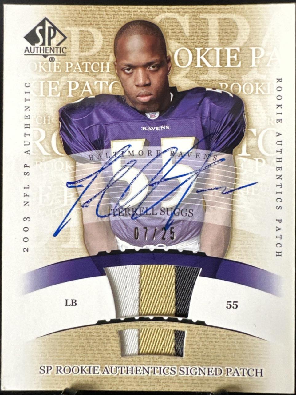 Terrell Suggs [Autograph Gold] #255