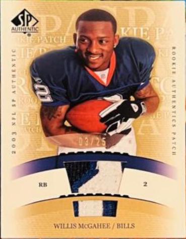 Willis McGahee [Patch Gold] #244