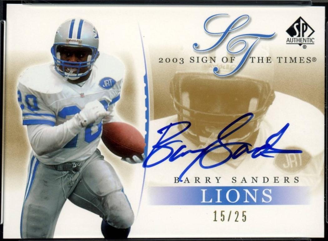 Barry Sanders [Gold] #BA