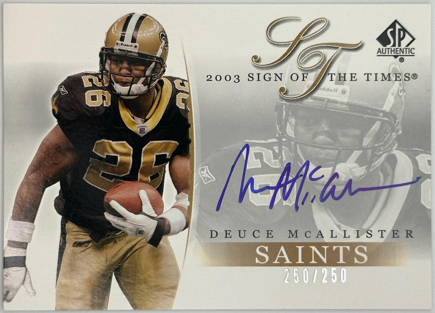 Deuce McAllister #DM