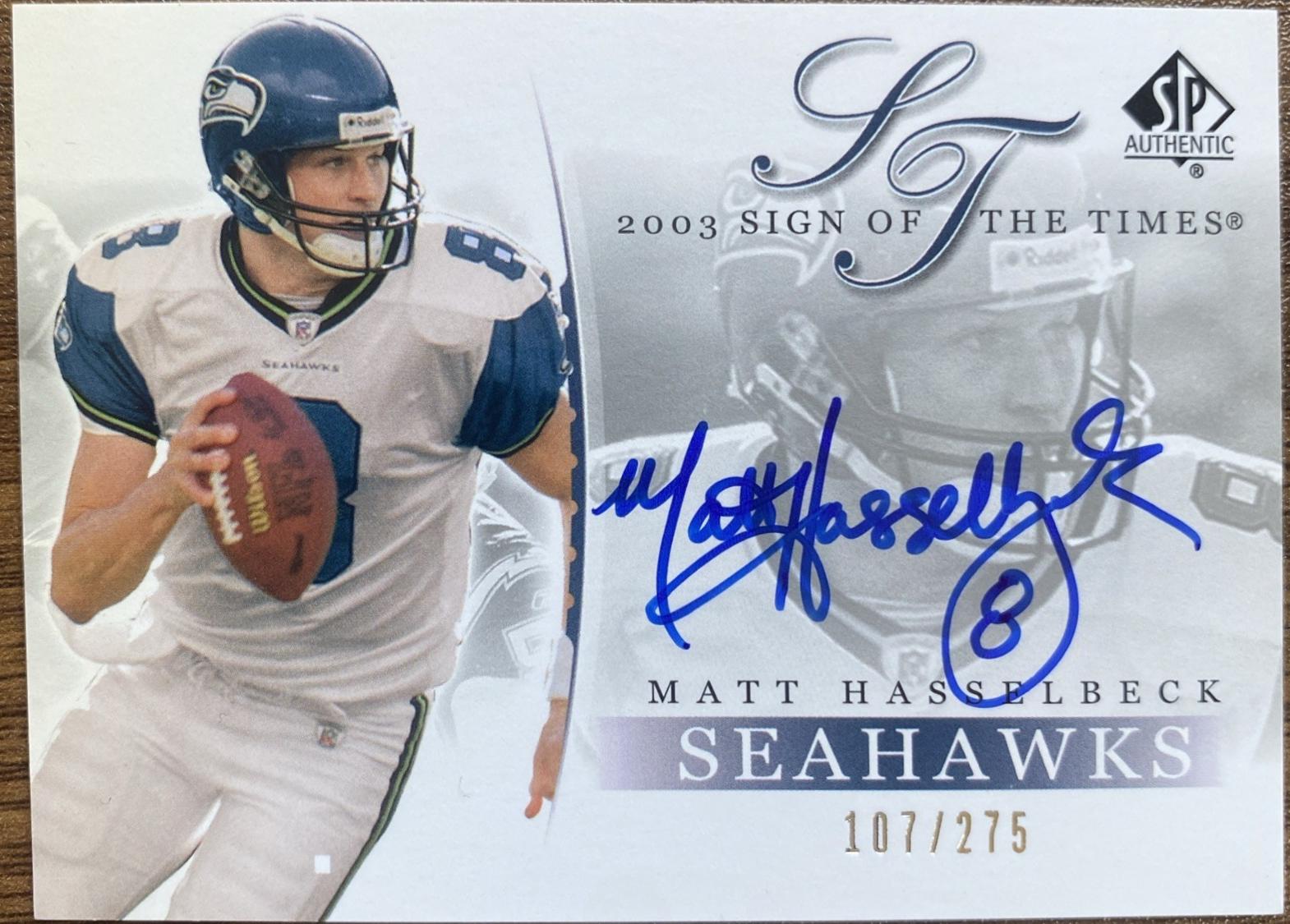Matt Hasselbeck #MH