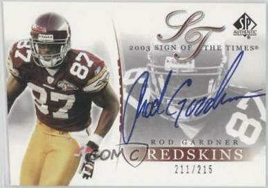Rod Gardner #RG