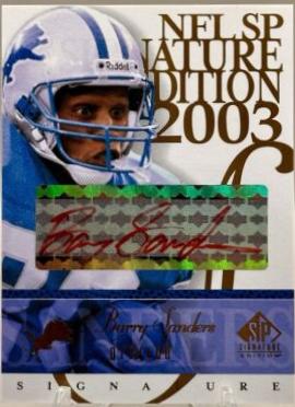 Barry Sanders [Red] #BA