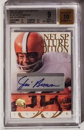 Jim Brown [Blue #'d] #JB