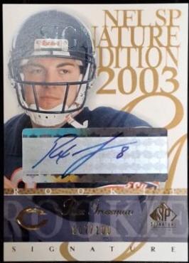 Rex Grossman [Blue #'d] #RE