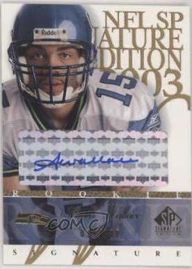 Seneca Wallace [Blue #'d] #SW