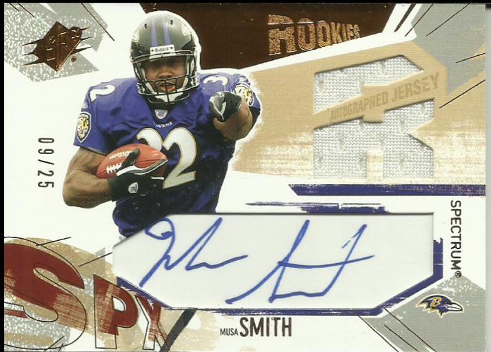 Musa Smith [Autograph Jersey Spectrum] #216