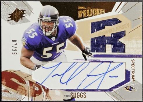 Terrell Suggs [Autograph Jersey Spectrum] #213