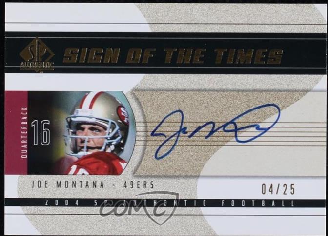 Joe Montana [Gold] #SOT-JO