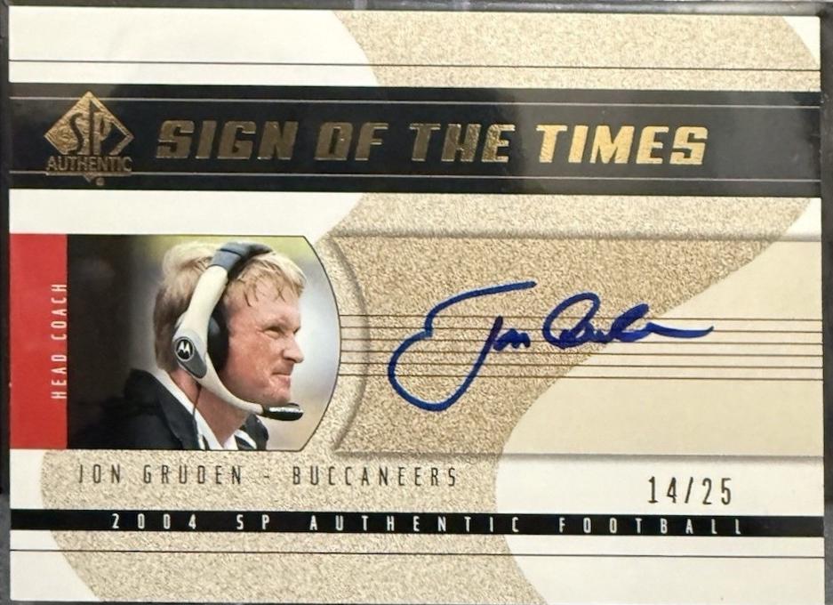 Jon Gruden [Gold] #SOT-JG