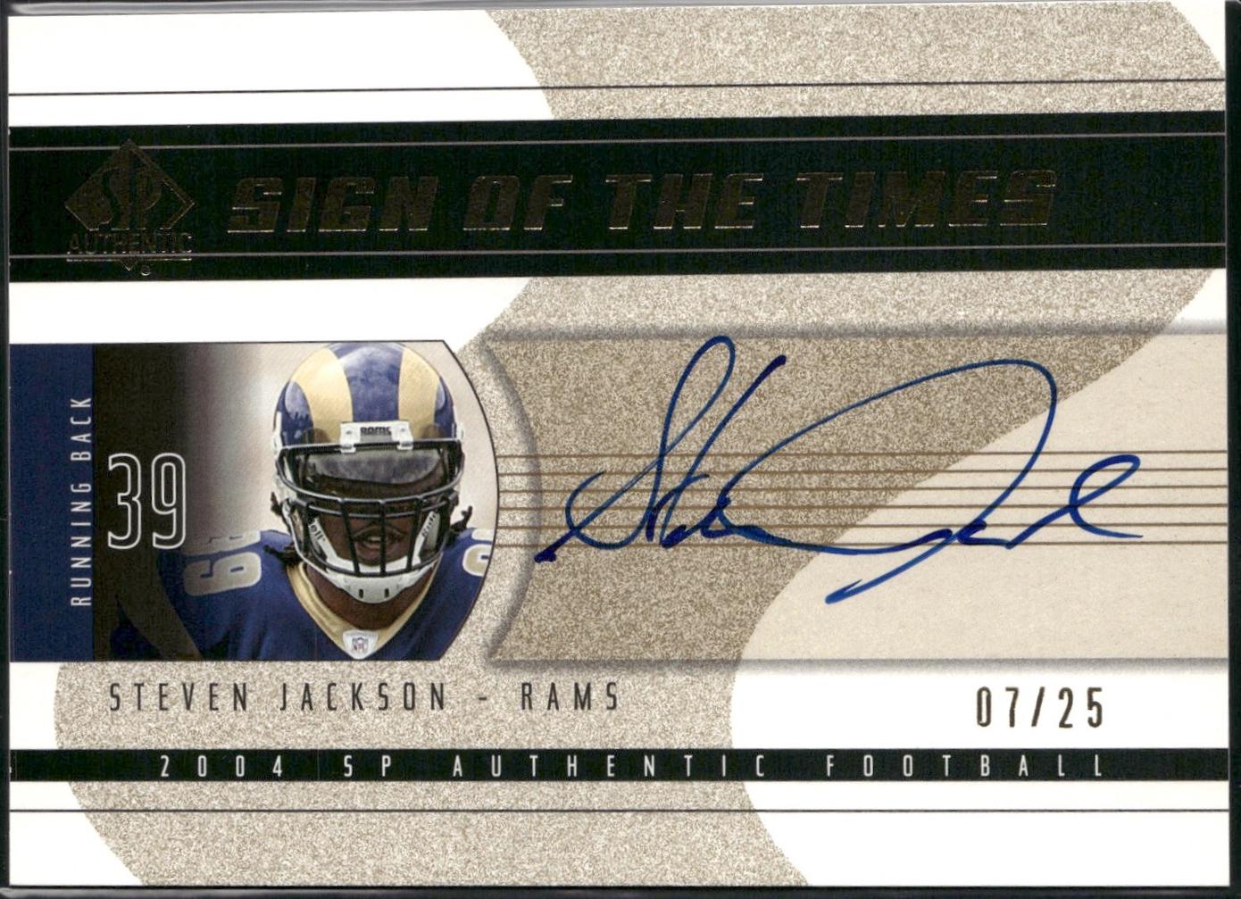 Steven Jackson [Gold] #SOT-SJ