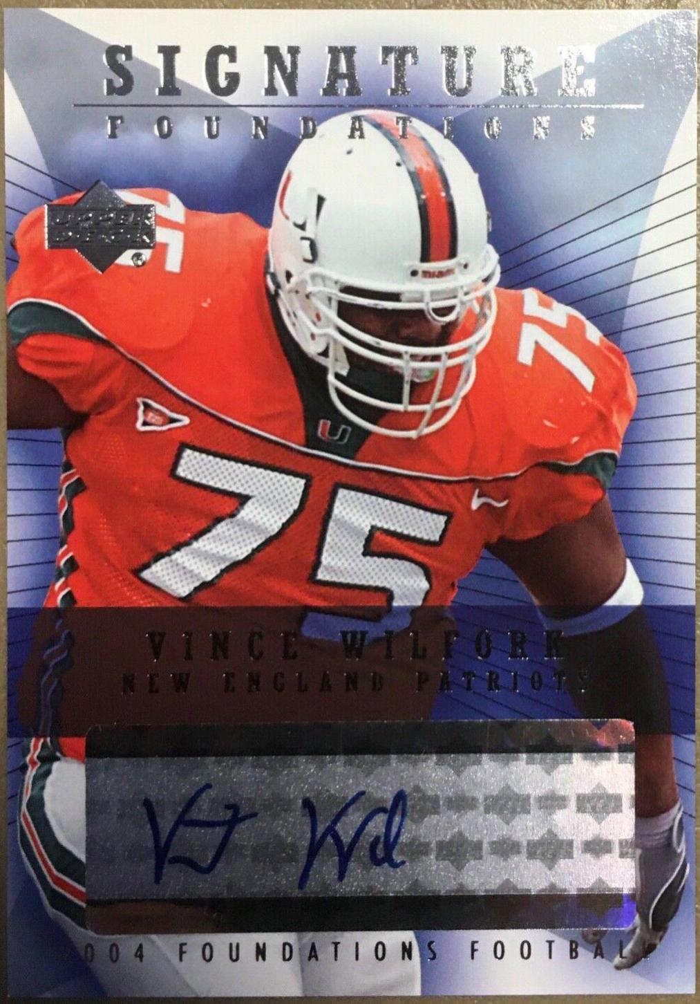Vince Wilfork #SF-VW