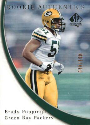 Brady Poppinga [Rookie Gold 100] #166