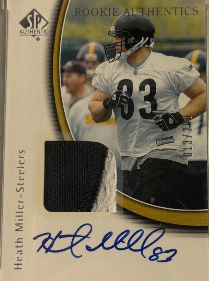 Heath Miller [Signed Patch] #250