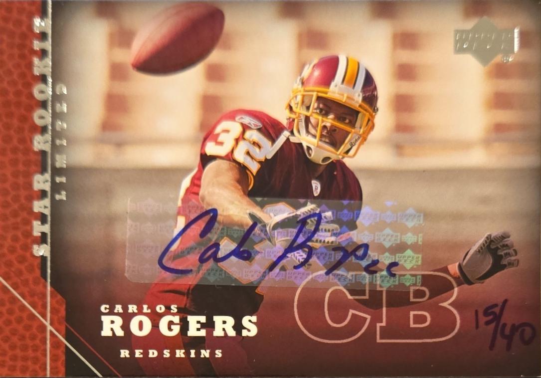 Carlos Rogers [Autograph] #224