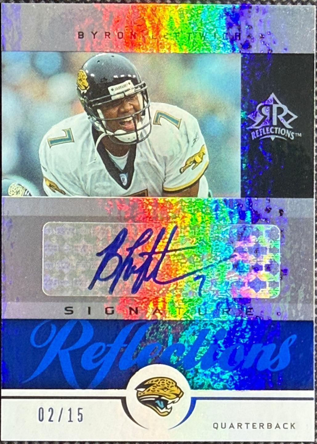 Byron Leftwich [Blue] #SR-BL