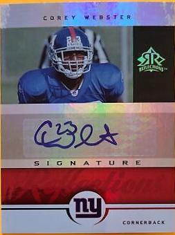 Corey Webster [Red] #SR-CO
