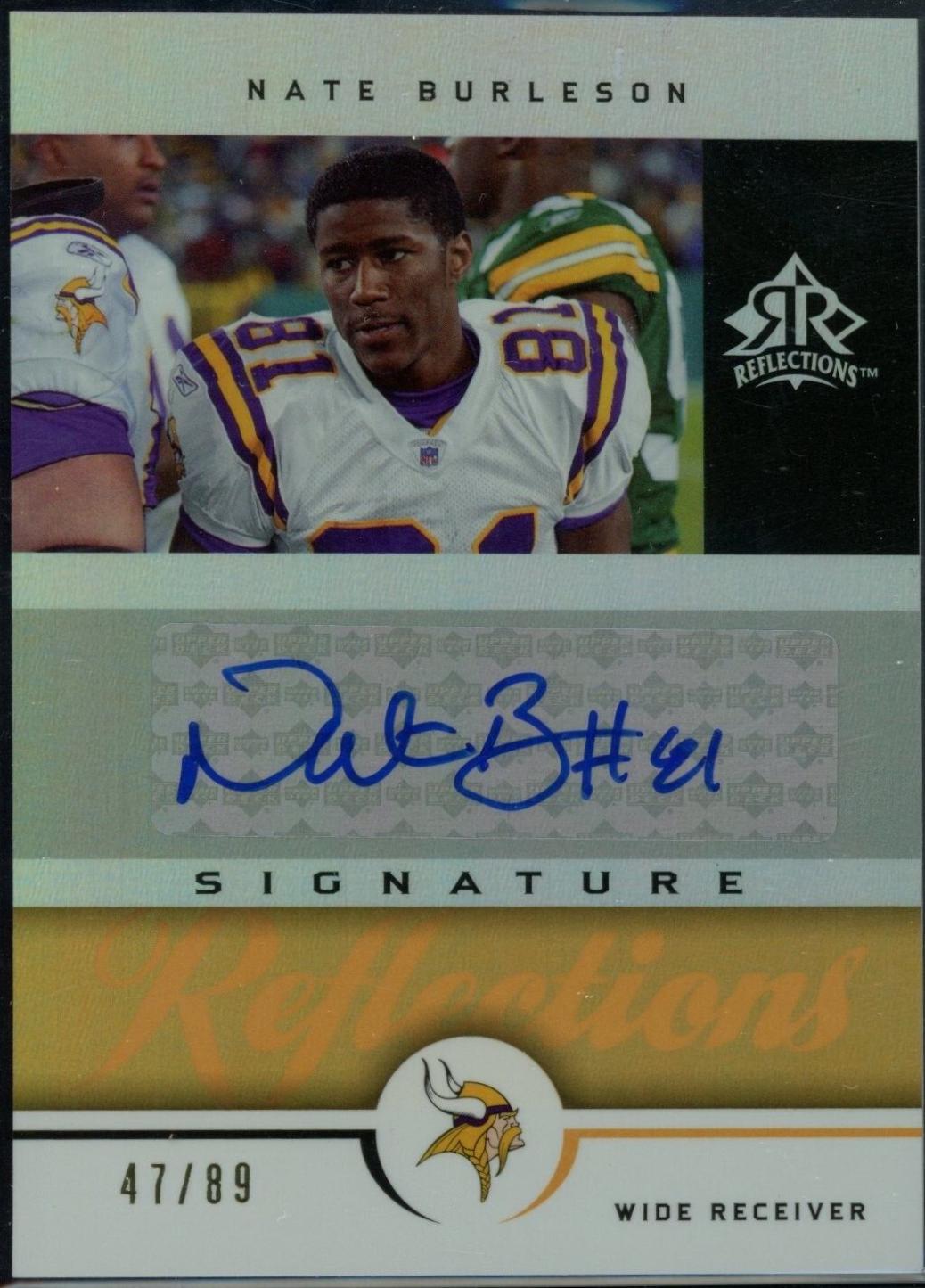 Nate Burleson [Gold] #SR-NB