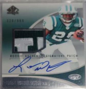 Leon Washington [Signed Patch] #242