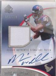 Mario Williams [Signed Patch] #245