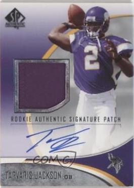 Tarvaris Jackson [Signed Patch] #255