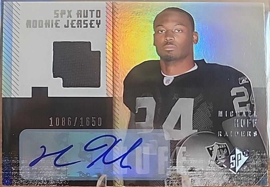 Michael Huff [Signed Jersey] #201