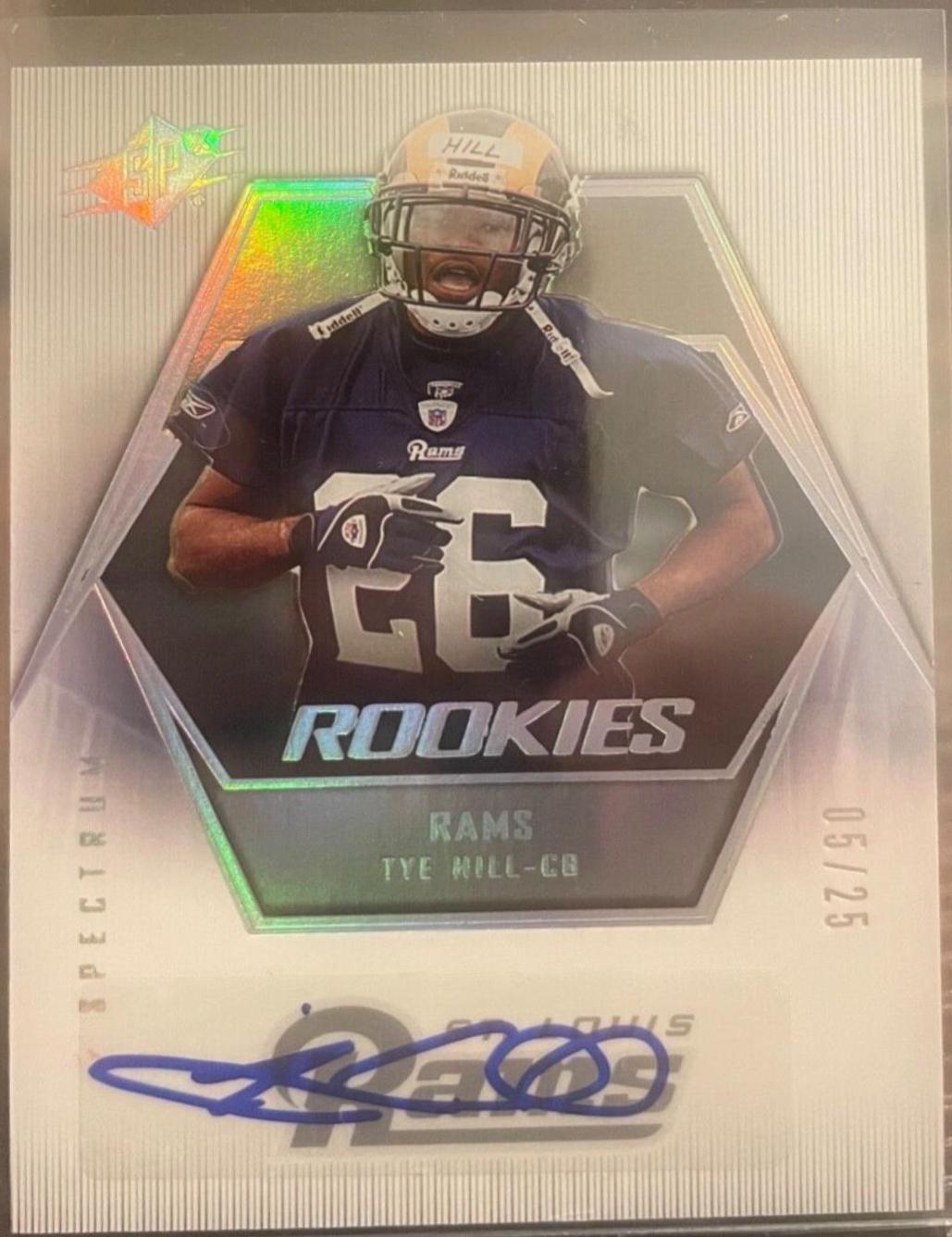 Tye Hill [Autograph Spectrum] #180