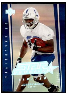 Joseph Addai [Exclusives Silver] #211